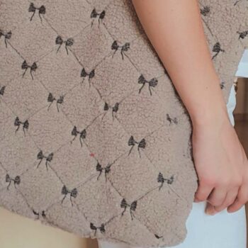 τσάντα teddy φιογκάκια